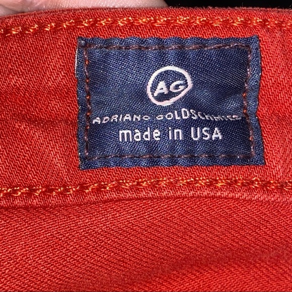Adriano Goldschmied AG The Stevie Ankle Slim Straight Rust Jeans 29R - Picture 6 of 11